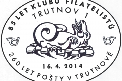 Příležitostné poštovní razítko Trutnov 2014